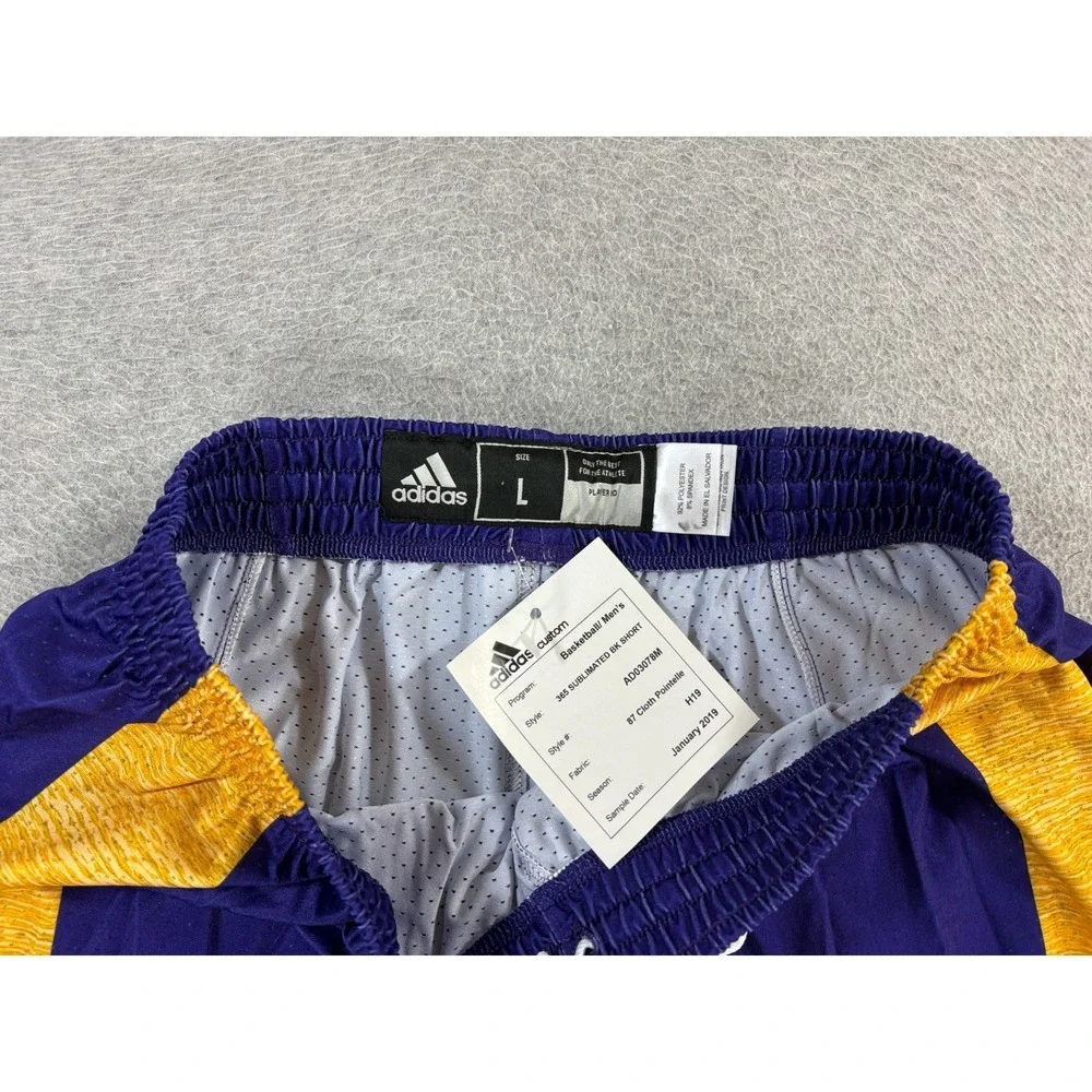 NWT‎ East Carolina Pirates Basketball Practice Shorts (Men's Large) Purple